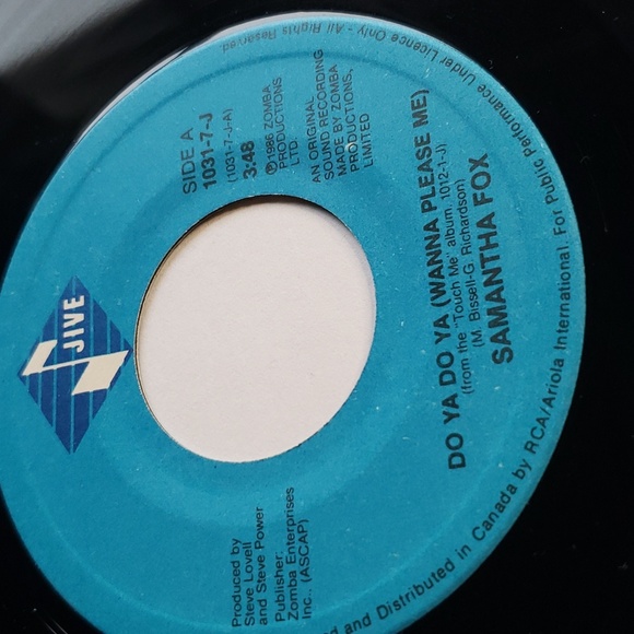Samantha Fox 7 inch 1986 Do Ya Do Ya vinyl - Picture 3 of 8